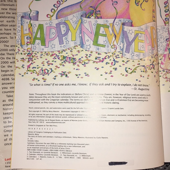 The story of the clocks and calendars marking a millennium by Betsy Maestro - Picture 7 of 7